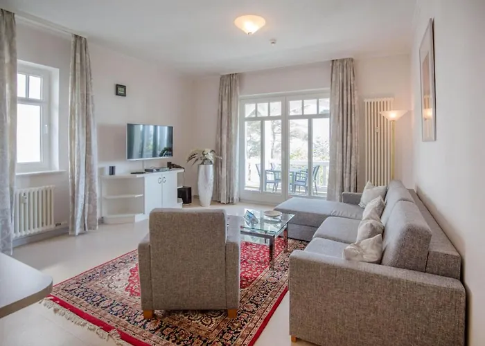 Strandvillen Binz - Ferienwohnung Mit Meerblick, 1 Schlafzimmer Und Balkon Sv-759